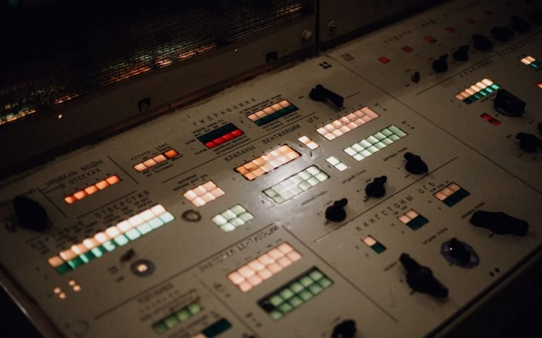 A panel of controls, and the question of which one this actually turns