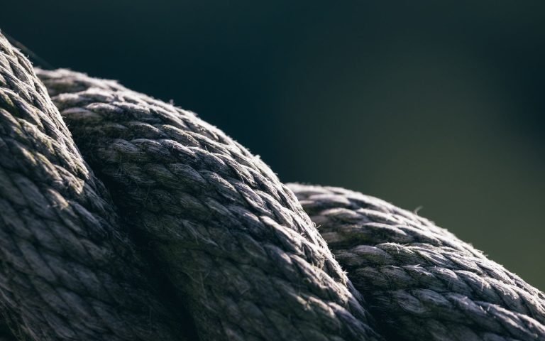 Strands running in parallel, contending where they touch