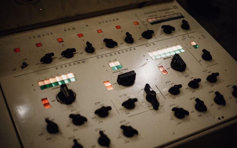 A panel of controls, and the question of which one this actually turns