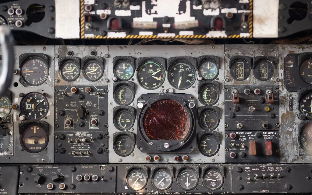 A panel of controls, and the question of which one this actually turns