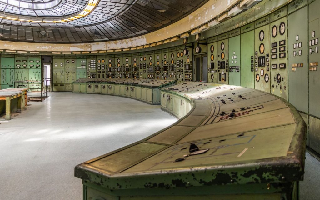 A panel of controls, and the question of which one this actually turns