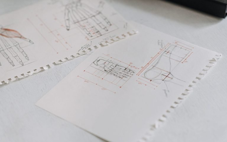 Sketched before it is built, so the shape is a decision