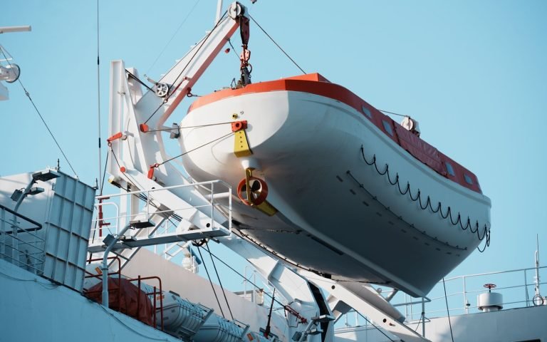 A lifeboat, judged by how fast it launches rather than by being there